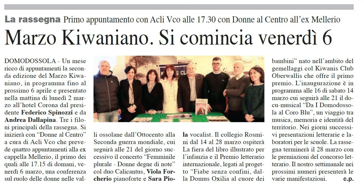 Eco RIsveglio Ossola - 5 marzo 2026
