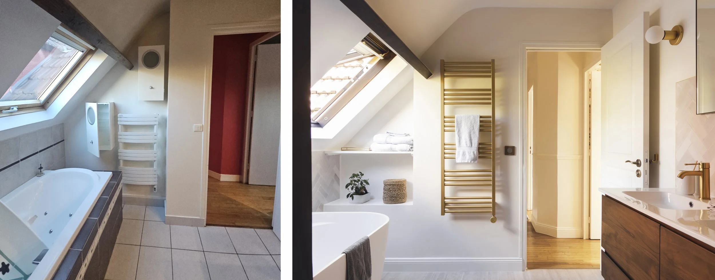 AVANT - APRÈS : Salle de bain