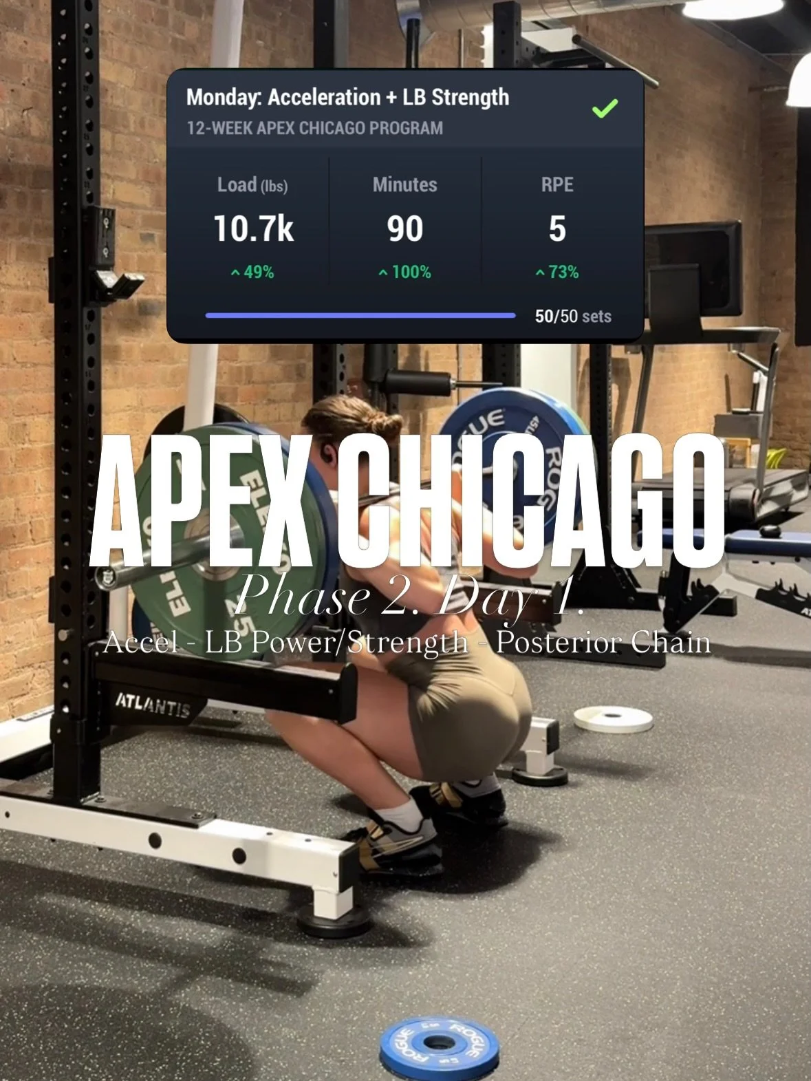 5 WEEKS OUT!! ⛽️🙂&zwj;↕️

Cute lil accel and LB session to start the week right 💫
Not shown: accel work at the field 

Wearing @lululemon shorts &amp; @nike oly shoes 👟 

#strength #power #speed #trainlikeanathlete #athlete