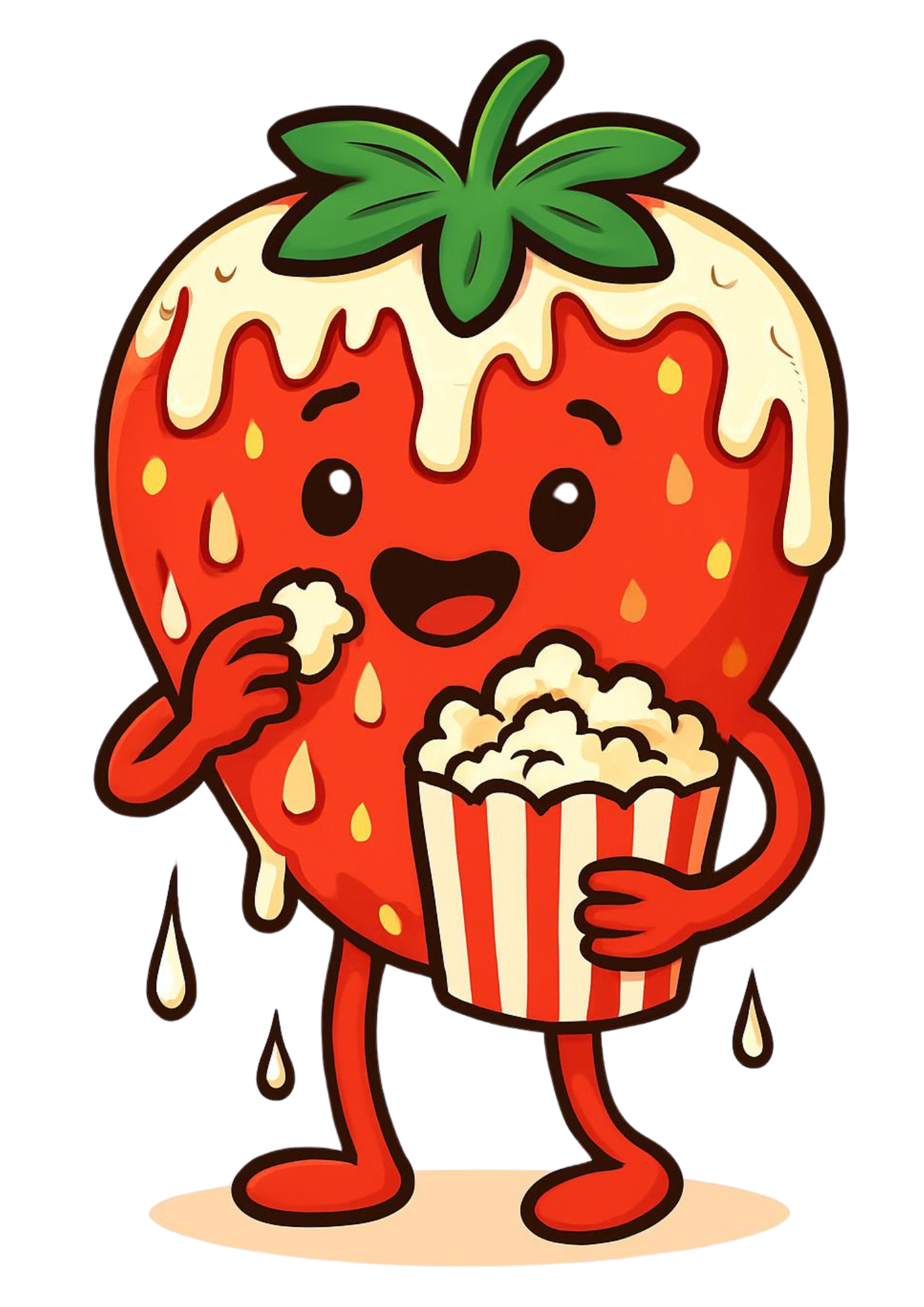 Shorty Strawberry Cake Caramel Cornz
