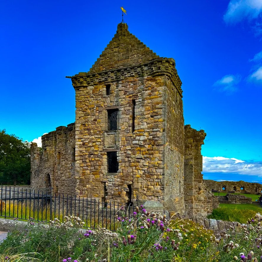 Ruined castle in St Andrews