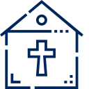 Icon of a small chapel