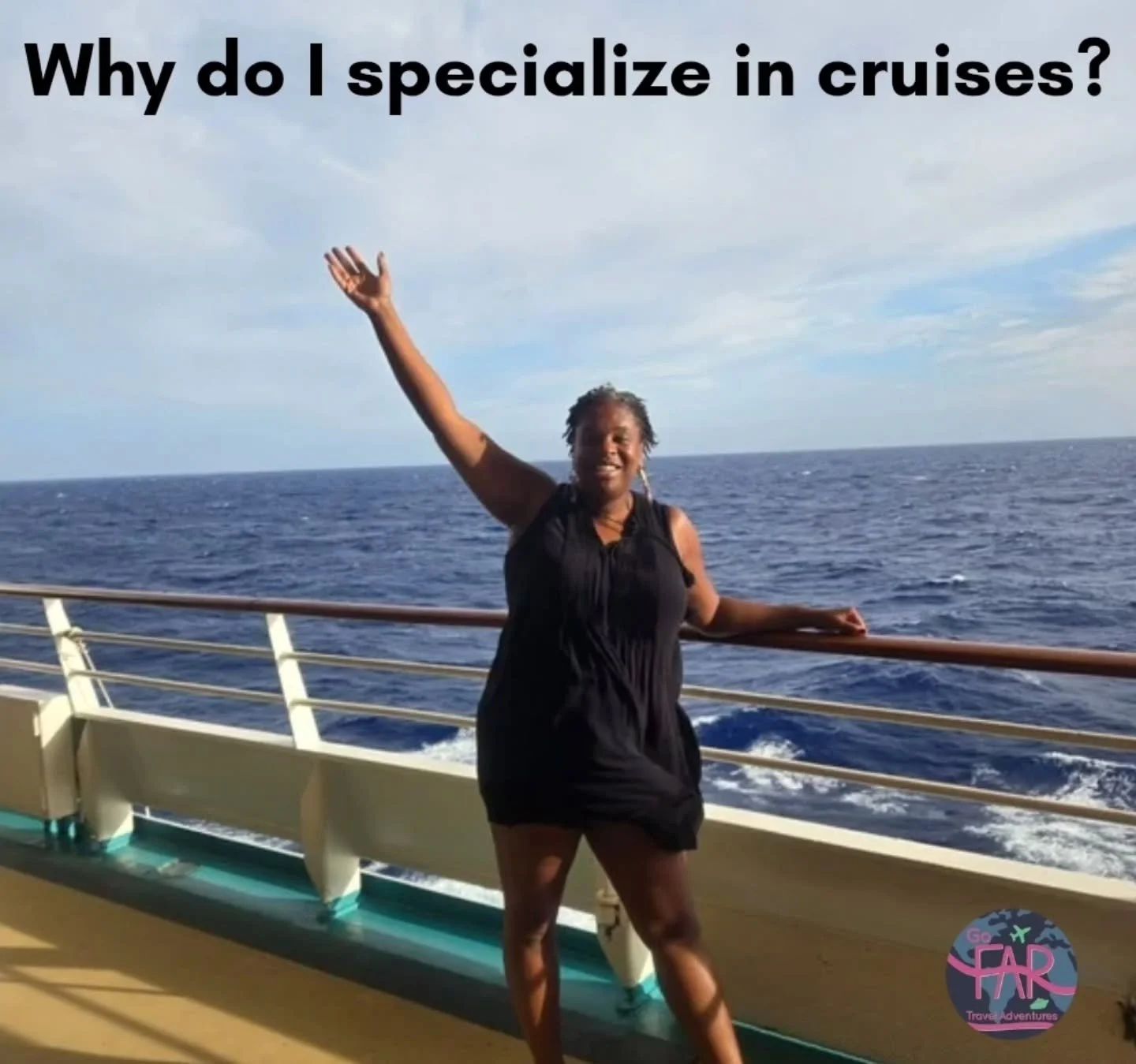 Why do I specialize in cruises?
🛳 I LOVE CRUISING
🛳 It is almost all-inclusive
All of this is included in the cost:
• daycare and kids camp (ages 6 months and up)
• meals at multiple locations
• activities (waterparks, theater, fami