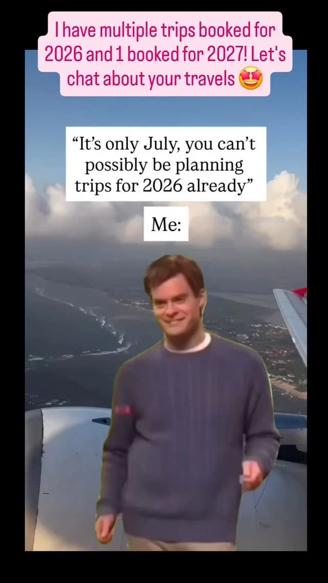 Are you thinking about 2026 and 2027?
Let's chat about your next Travel Adventures 🤩
#gofartraveladventures #traveladvisor