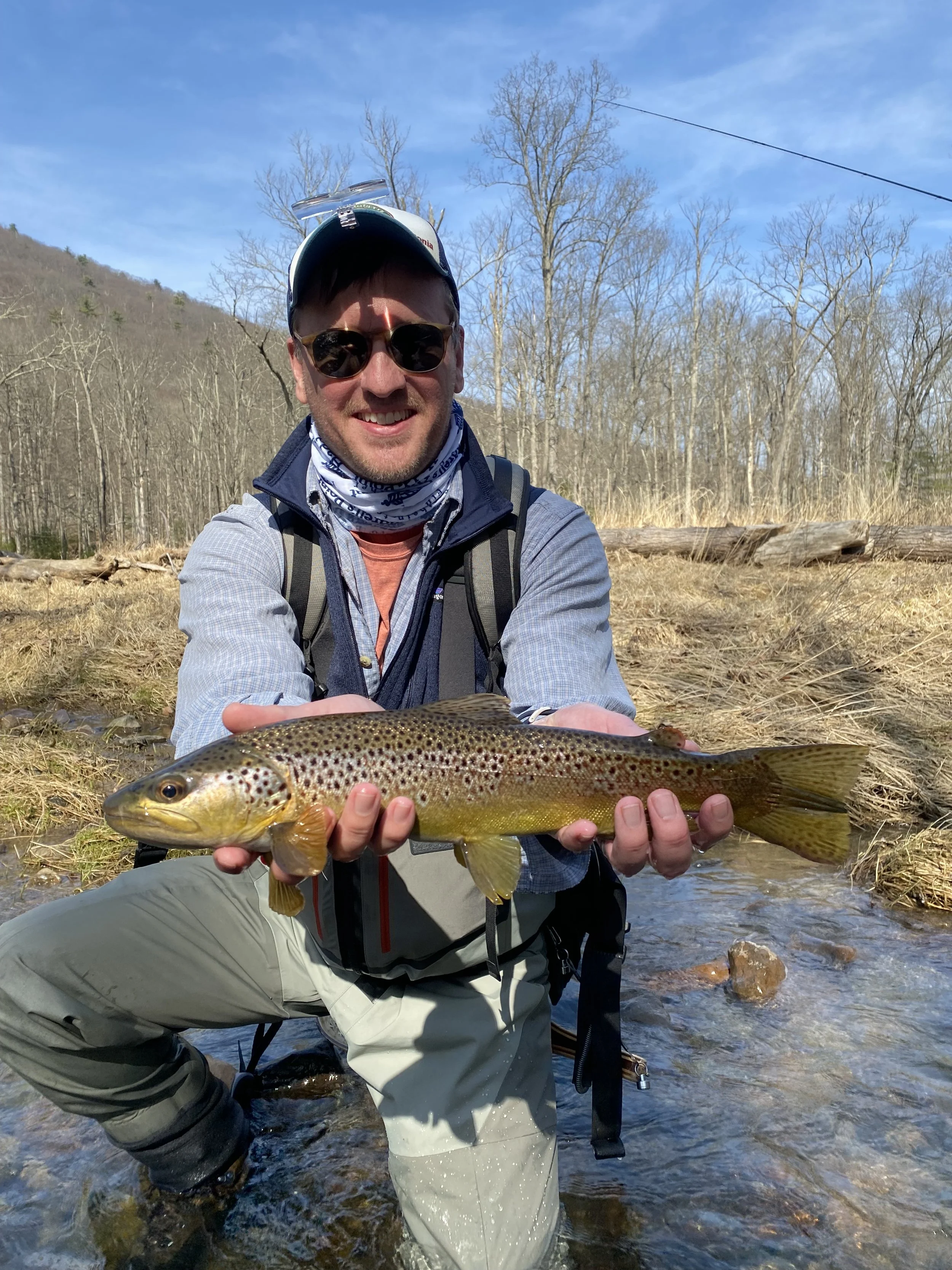 fly fishing penns creek brown trout fishing guides
