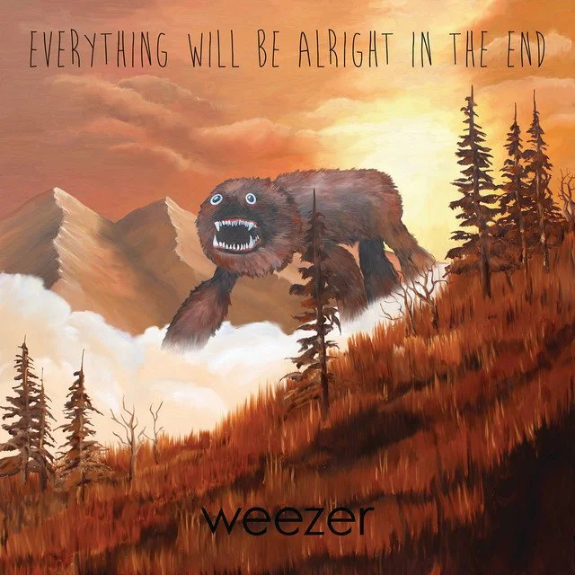 Everything will be alright in the end is a 2014 album by American emo rock grunge band Weezer. All Things Rock rank and review EWBAITE as the best Weezer record, even better than Pinkerton and Blue album
