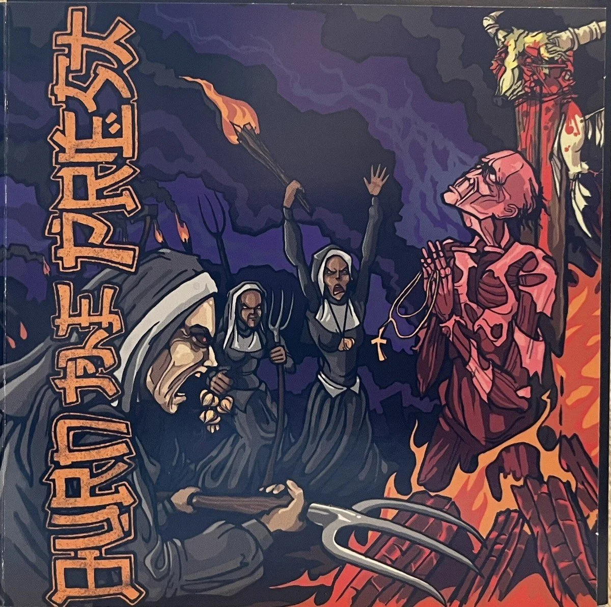 Burn the Priest is a 1999 album by Lamb of God before they changed their name. Burn The Priest album review and full ranking of all Lamb of God records for fans of All Things Rock