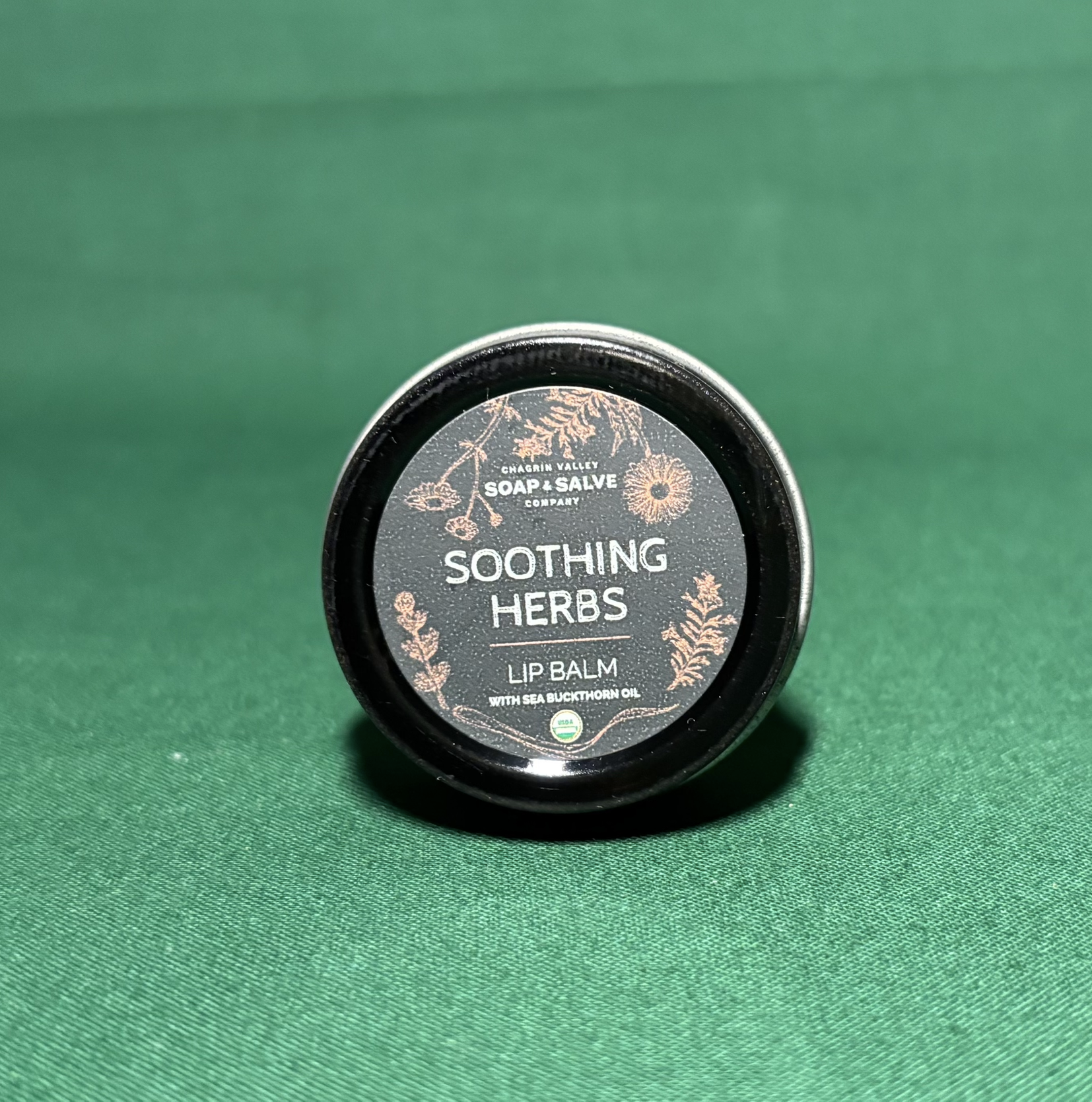 CVSSC. Lip Balm Tin. Soothing Herbs.1.png