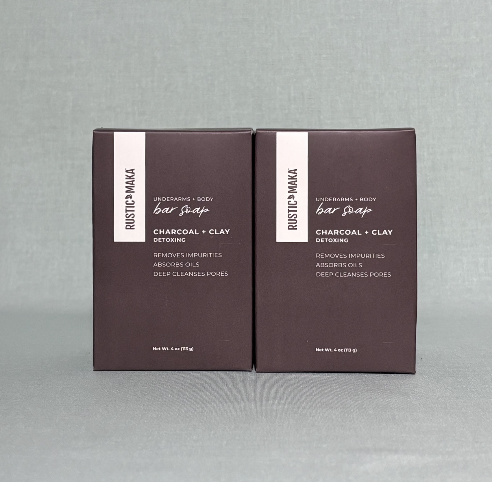 RUSTIC MAKA: Charcoal + Clay Bar Soap