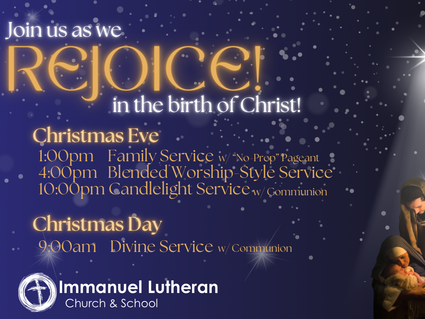 Christmas 2025 Services