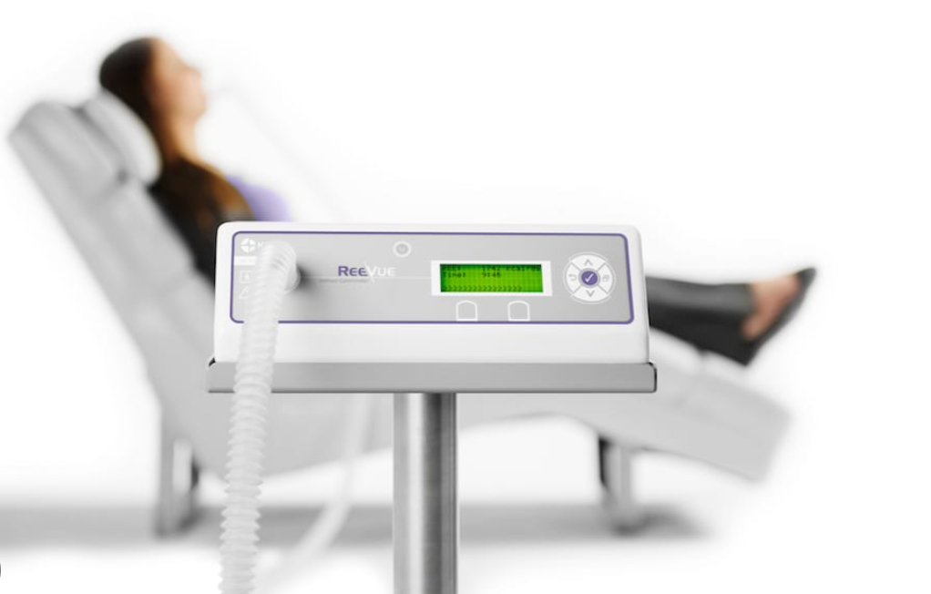 Resting metabolic rate testing indirect calorimetry measuring device