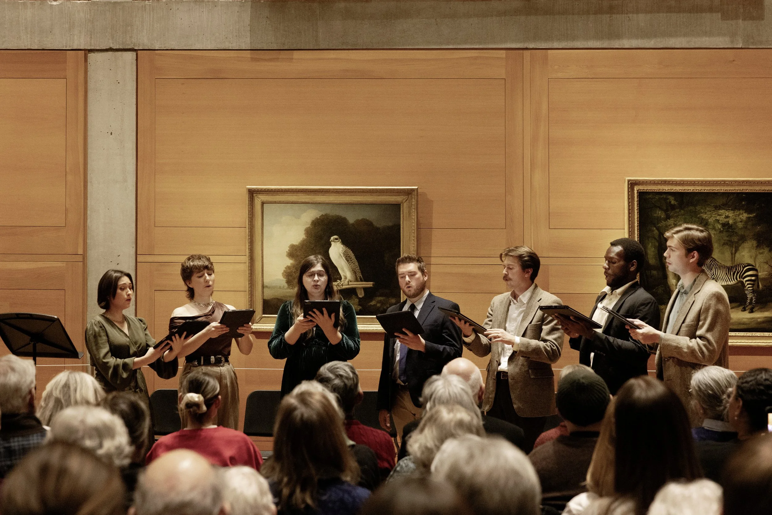 The Yale Voxtet at the Yale British Art Center, November 2025