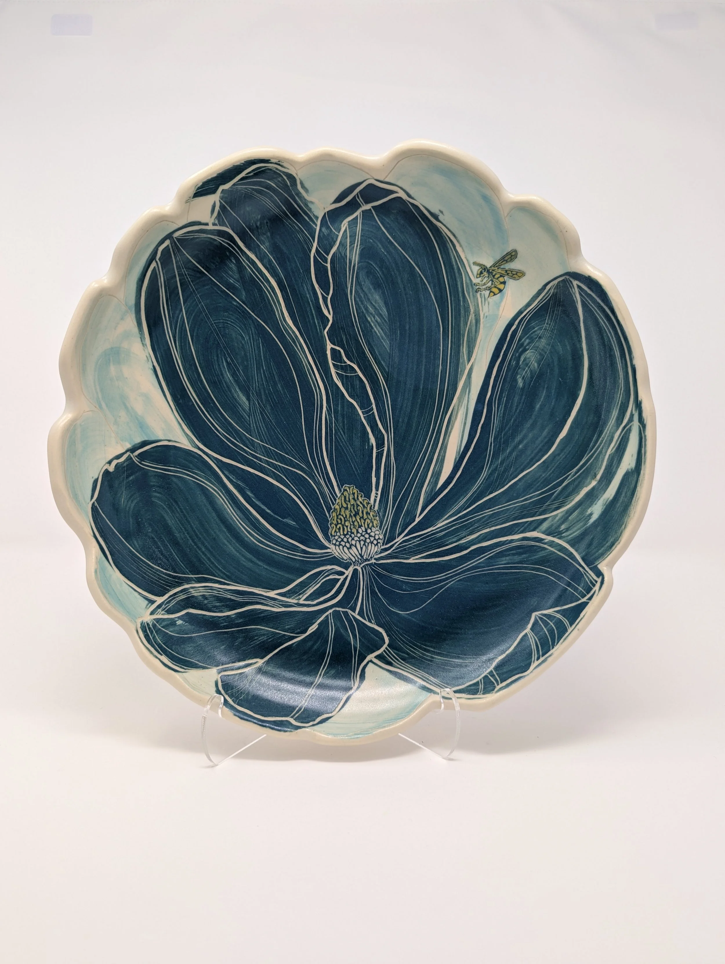 Magnolia Plate 2x11x11" $250