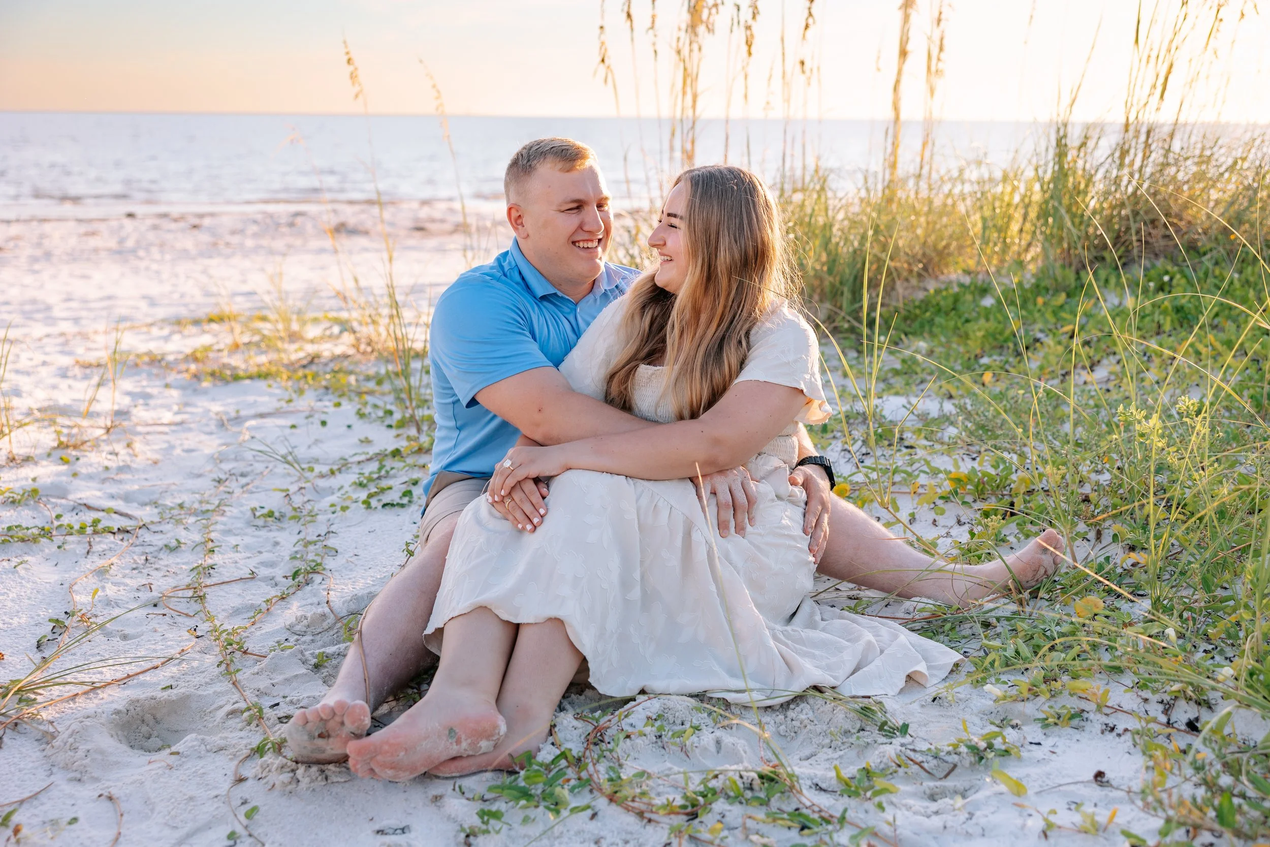 engagement photography Cape San blas florida