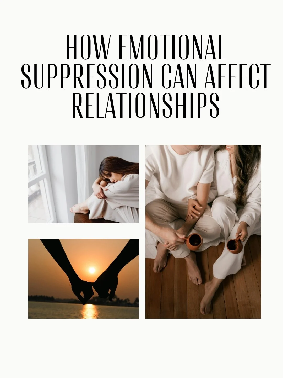 Emotional suppression often means you learned that your feelings weren&rsquo;t safe to express.

Maybe you were the easy one, the strong one, or the one who didn&rsquo;t make things harder for anyone else.

But unprocessed emotions don&rsquo;t disapp