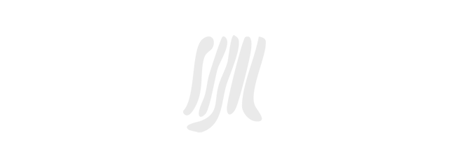 Close-up of a logo with the stylized letters 'SM'