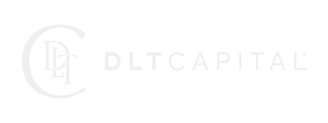 DLT Capital logo with stylized letters 'C' and 'D' intertwined on a black background
