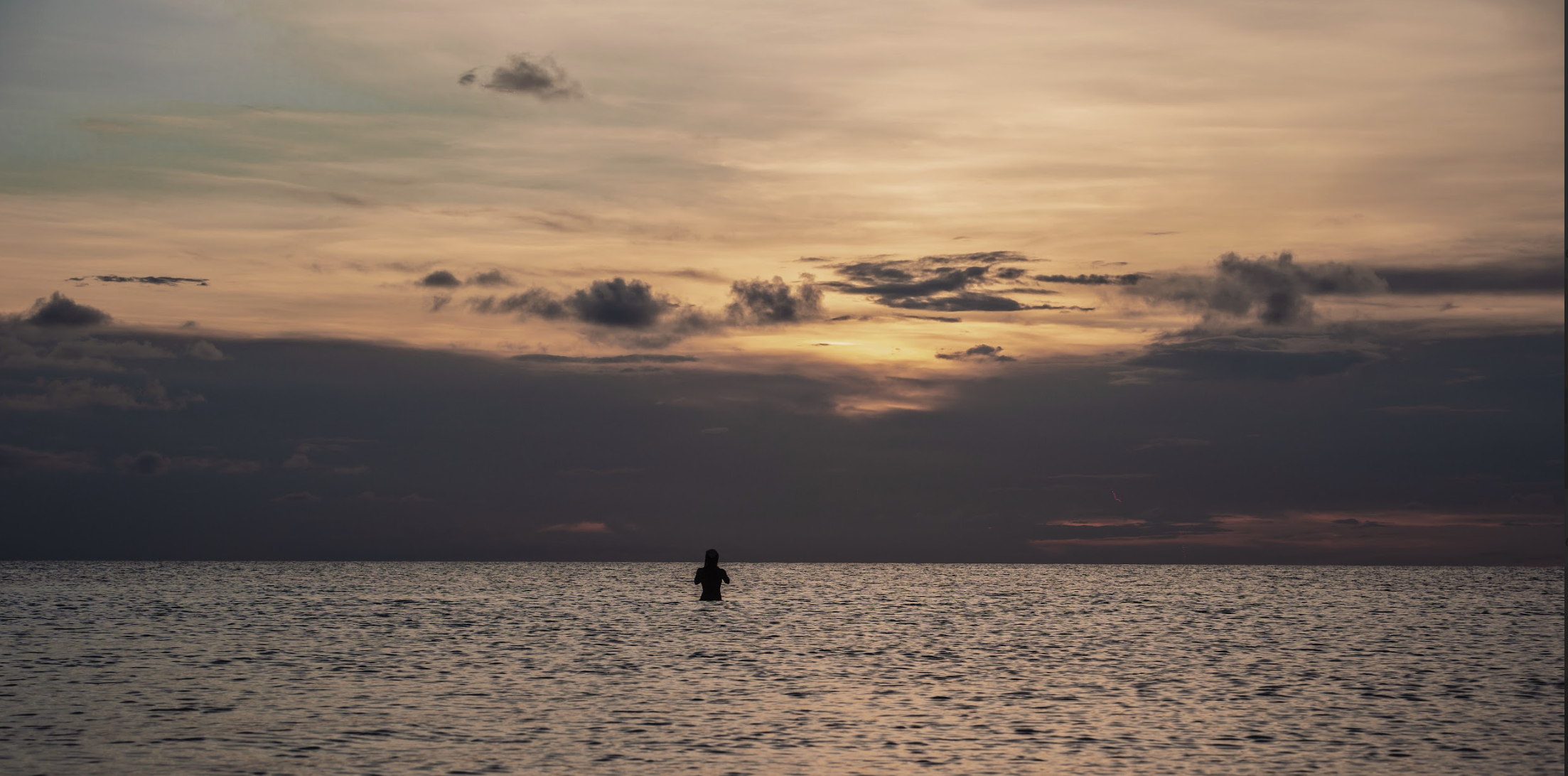 Golden hour in Cozumel