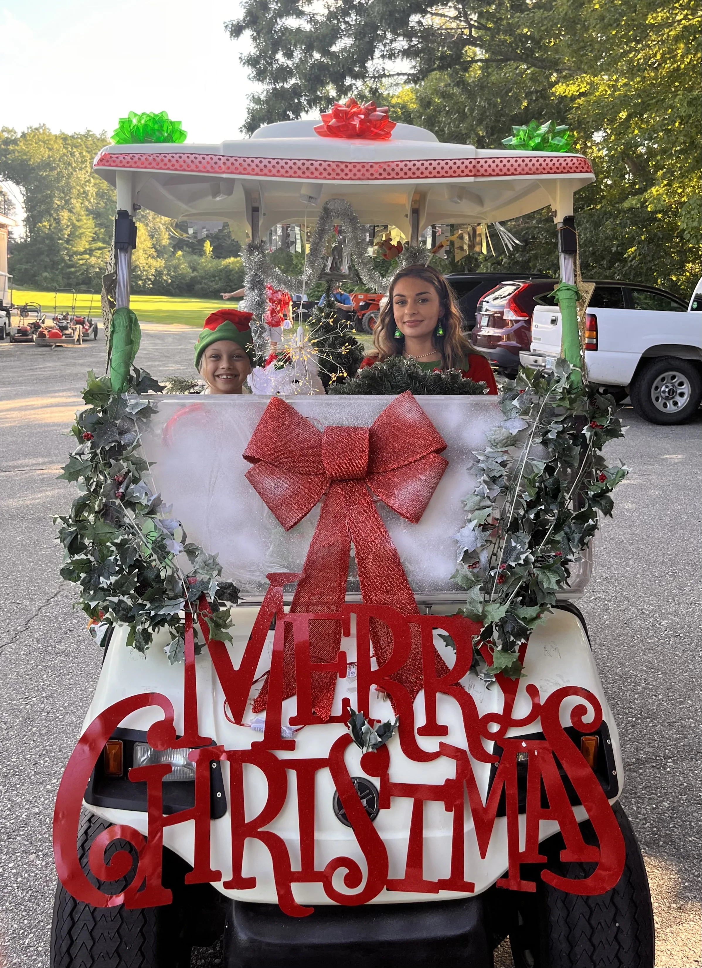 Alexis & Adriana during Christmas in July