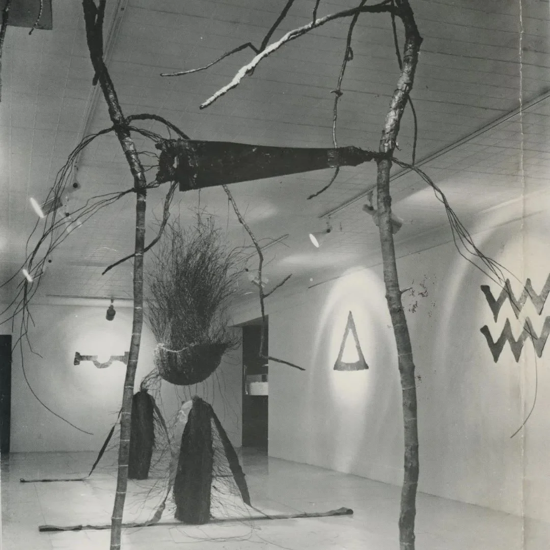 1980's art exhibition