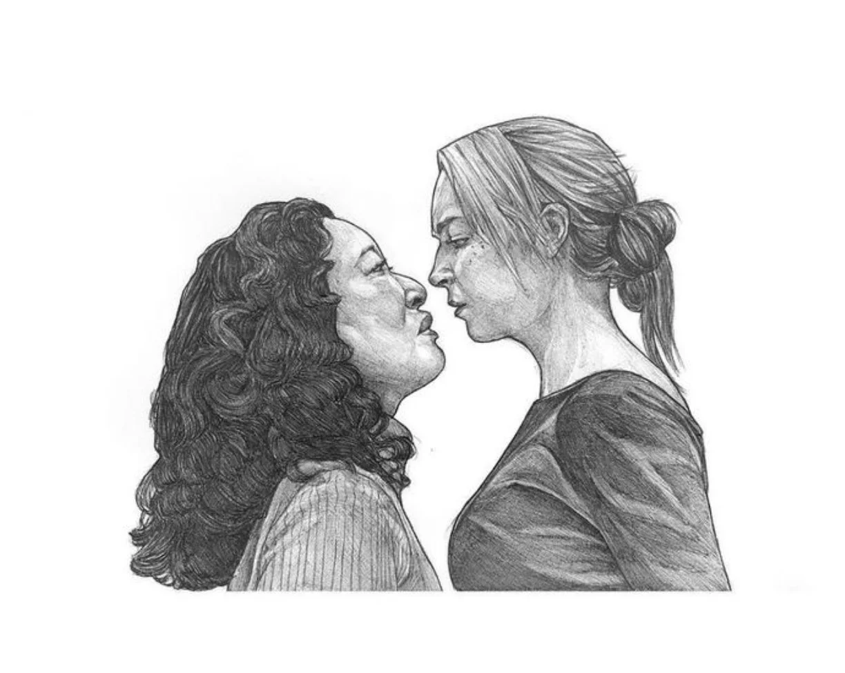 "You're Mine" 
Ballpoint pen 
5x7in
Figure study: capturing tension on paper.