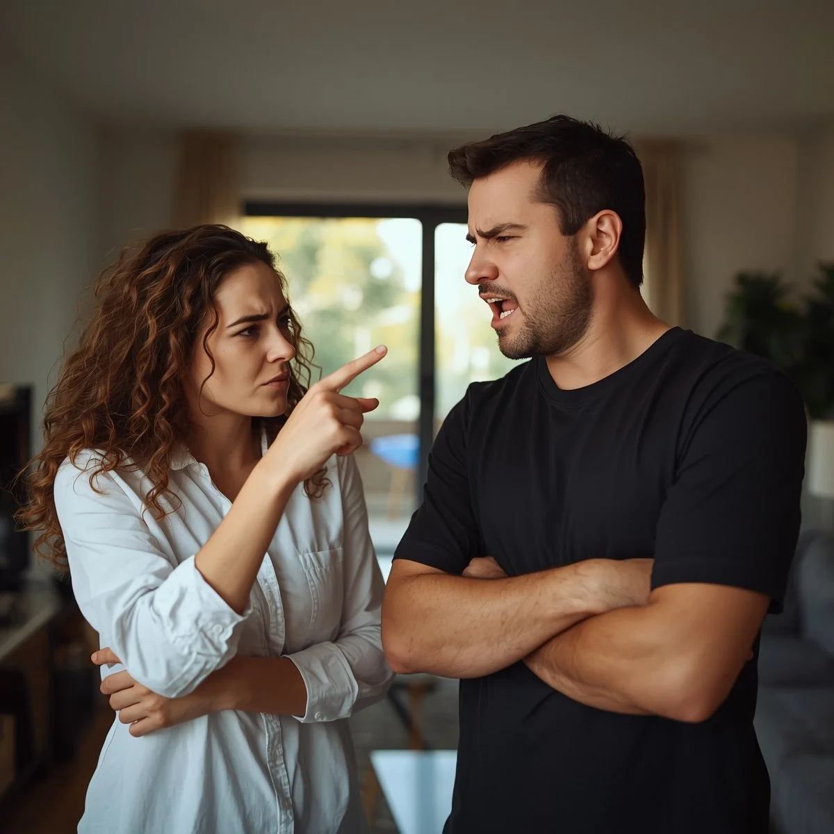 Picture of a couple having a heated argument