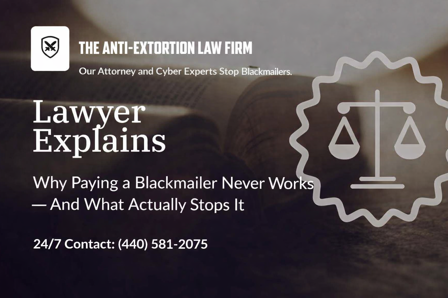Why paying a blackmailer never works - What actually stops online extortion
