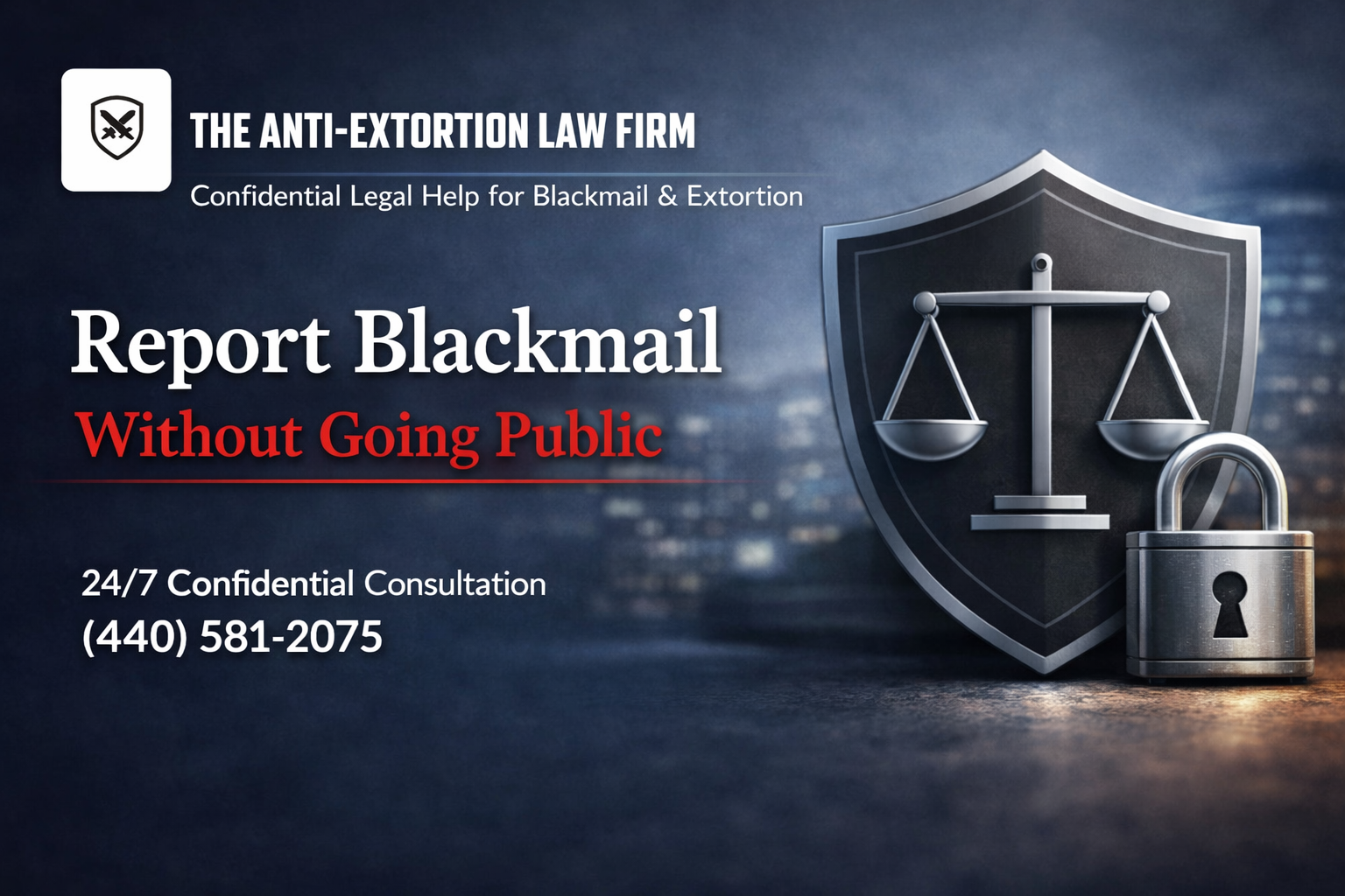 Can You Report Blackmail Without Going Public?