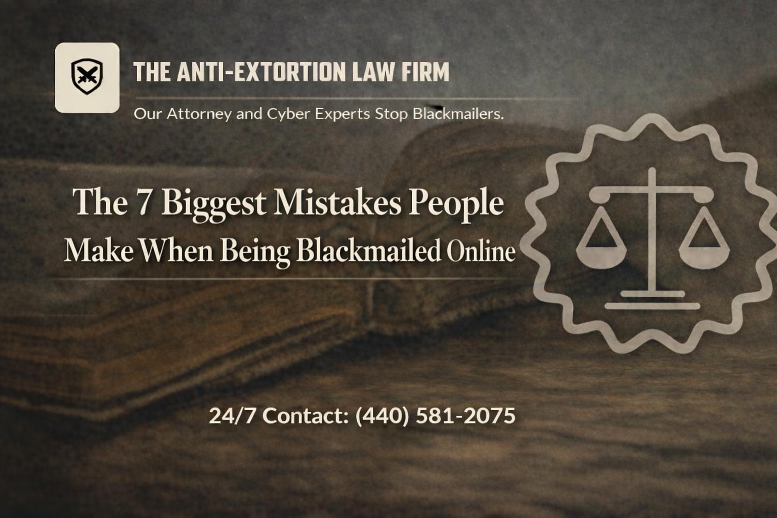 The 7 Biggest Mistakes People Make When Being Blackmailed Online