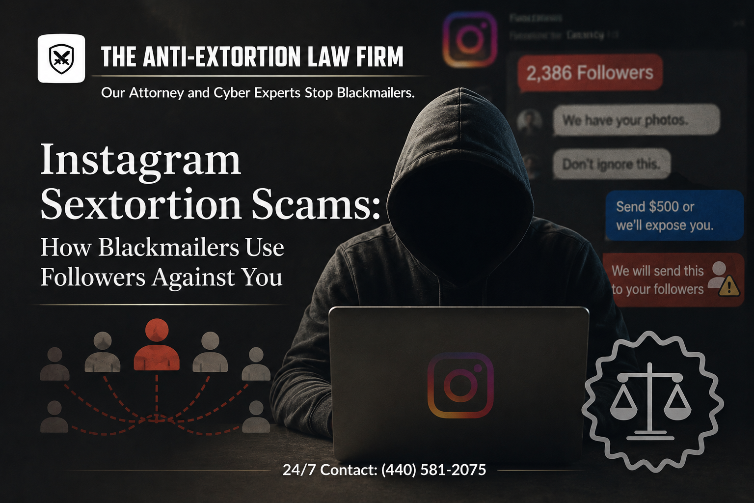 Instagram Sextortion Scams: How Blackmailers Use Followers Against You