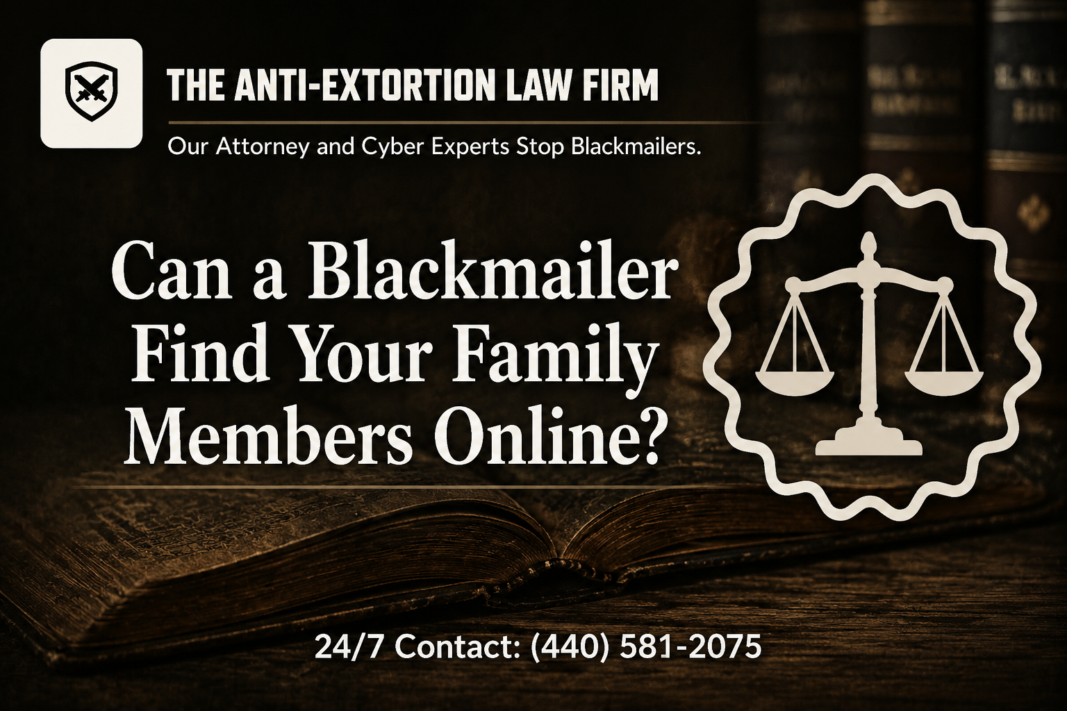Can a Blackmailer Find Your Family Members Online?