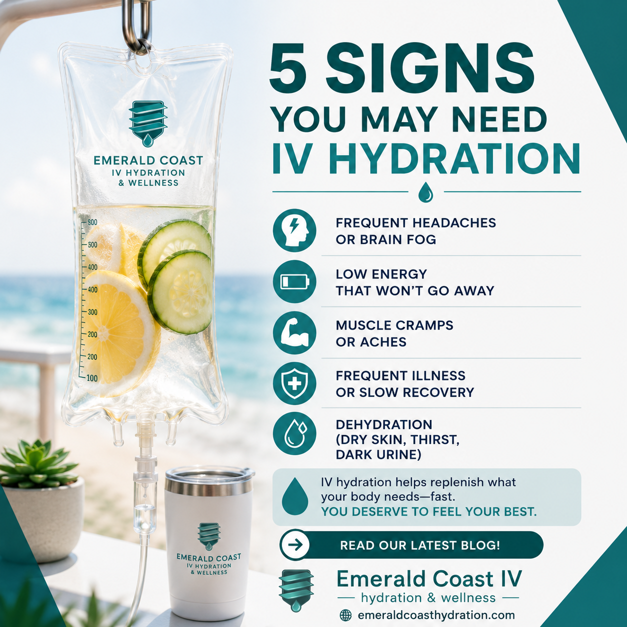 5 Signs You May Need IV Hydration: Recognizing the Symptoms of Dehydration