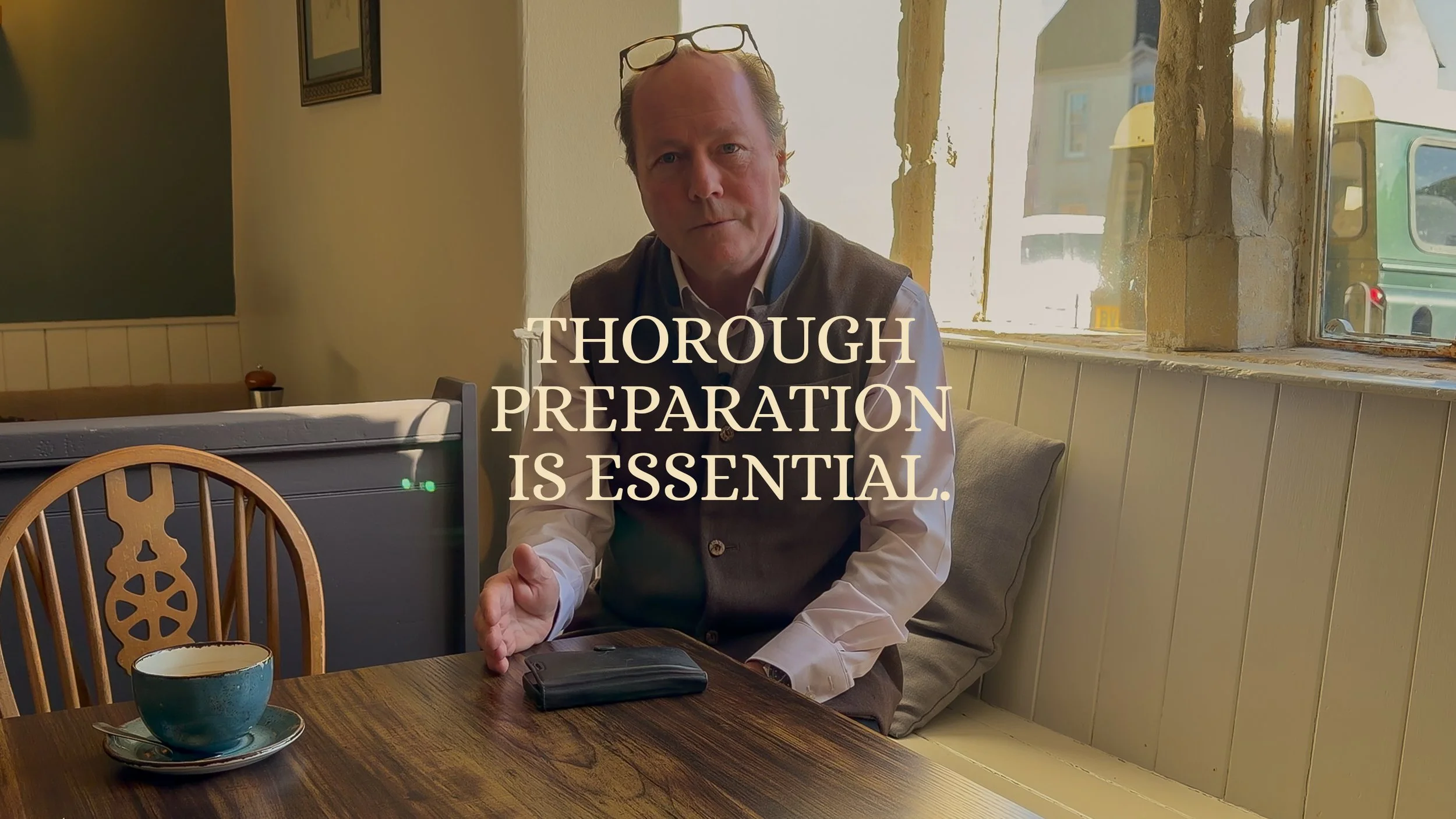 Thorough preparation and genuine commitment are essential.