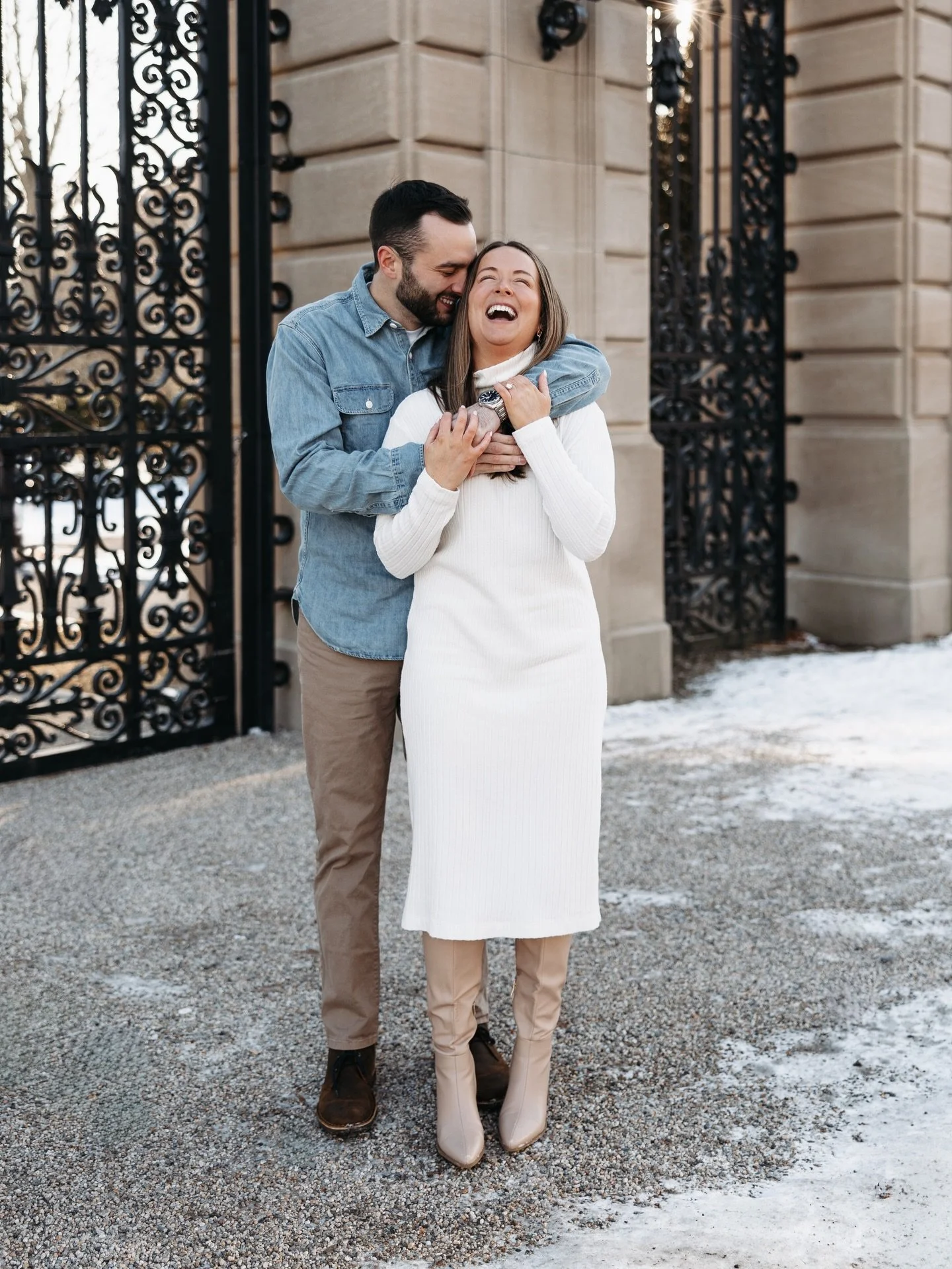 One of my favorite snowy Newport sessions! ❄️