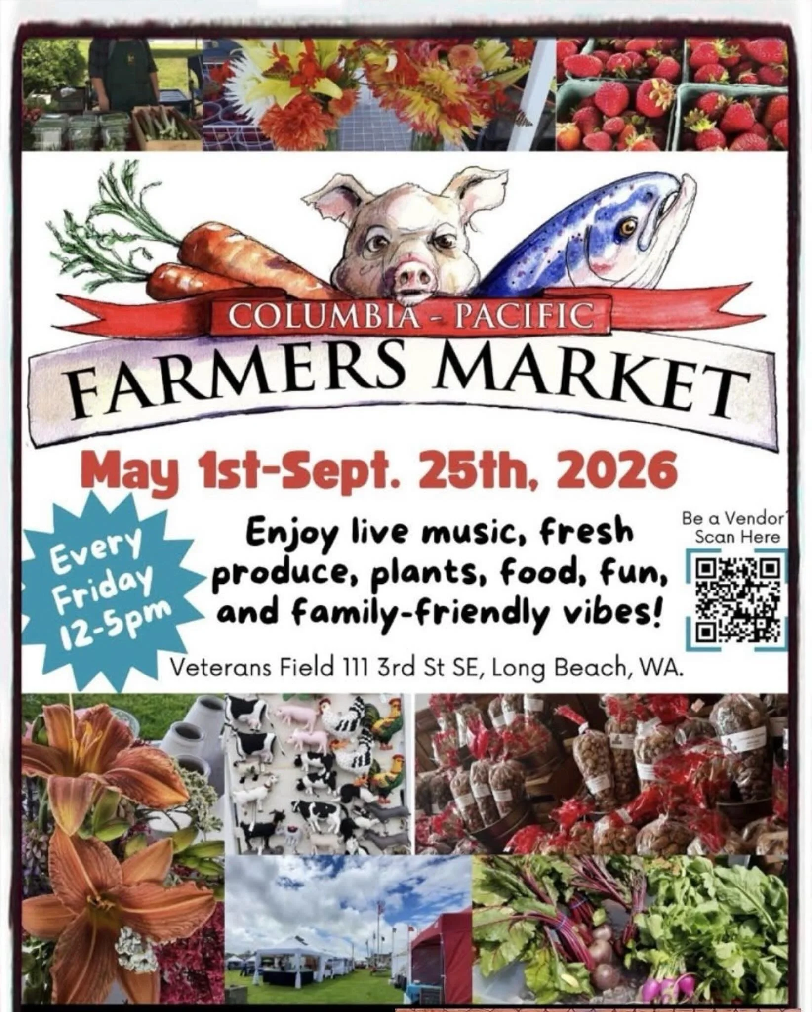 Hey Folks!! We have some exciting news to share!! If you&rsquo;re heading to the coast for the weekend and looking for some great Grass and Grass finished Wagyu beef 🥩 stop by the Columbia-Pacific Farmers market! We also have our great wagyu tallow 
