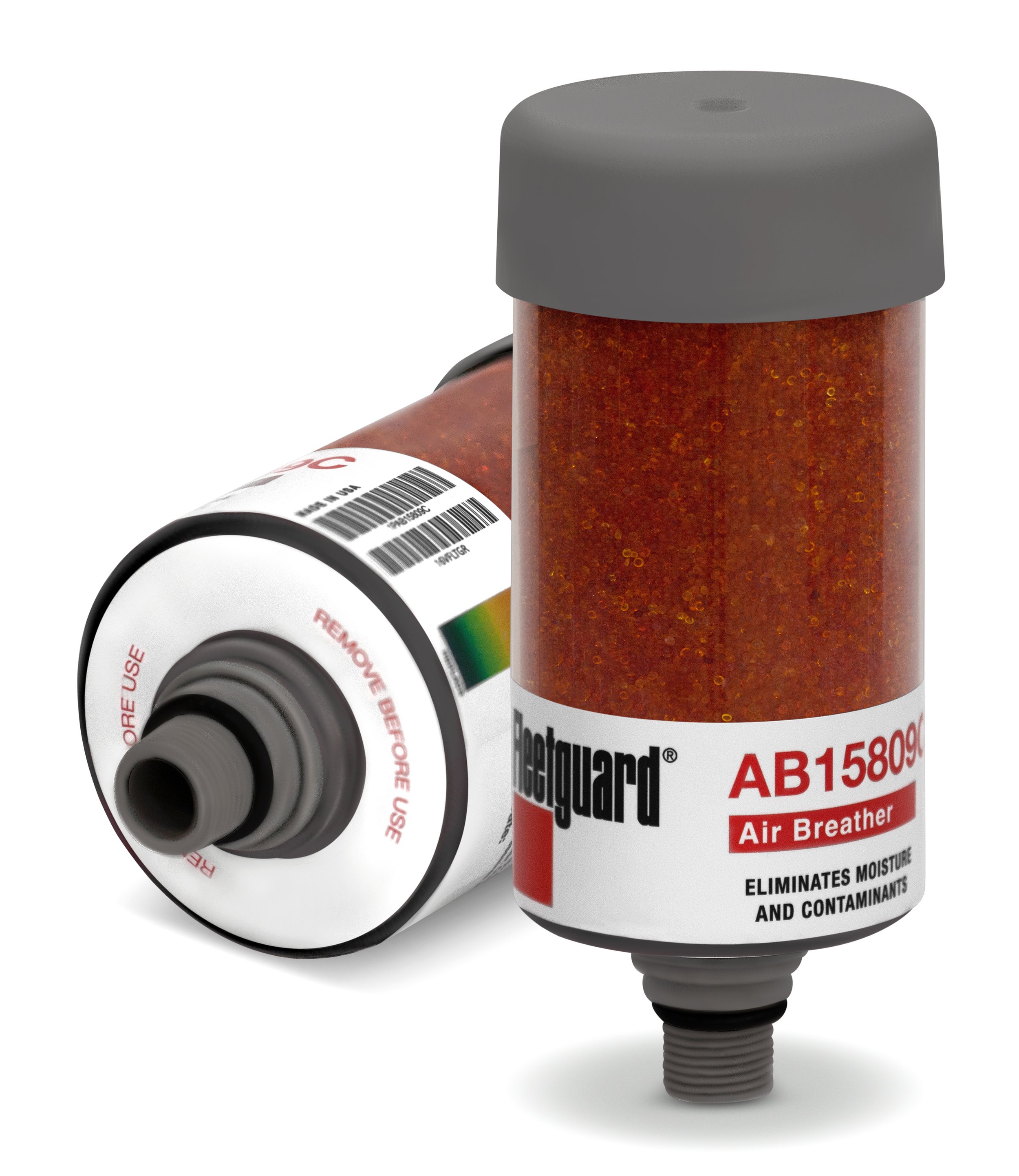 AB15809C - Desiccant Breather - 2 fl.oz retention - 38 gpm airflow - with inflow & outflow check valves