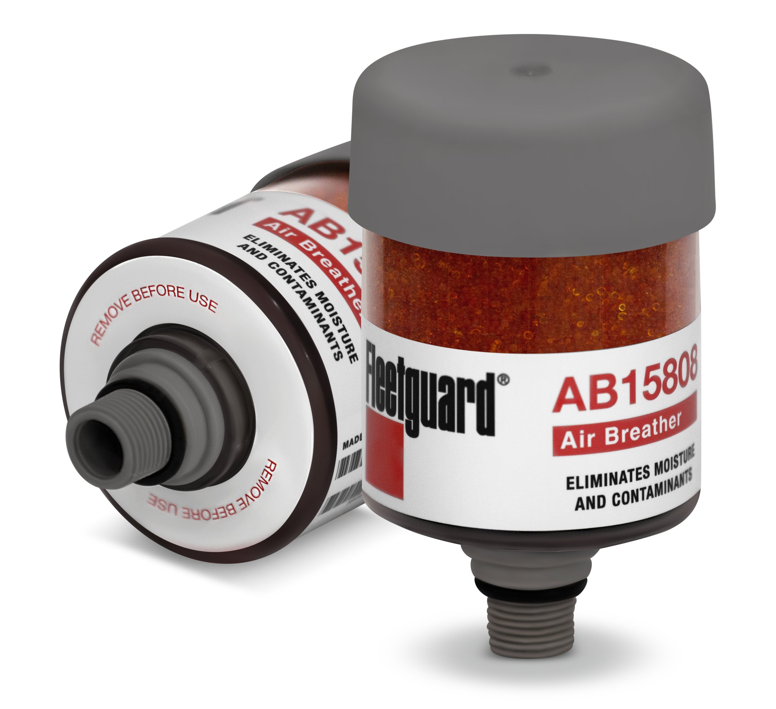AB15808 - Desiccant Breather - 1 fl.oz retention - 52 gpm airflow - No Check Valve