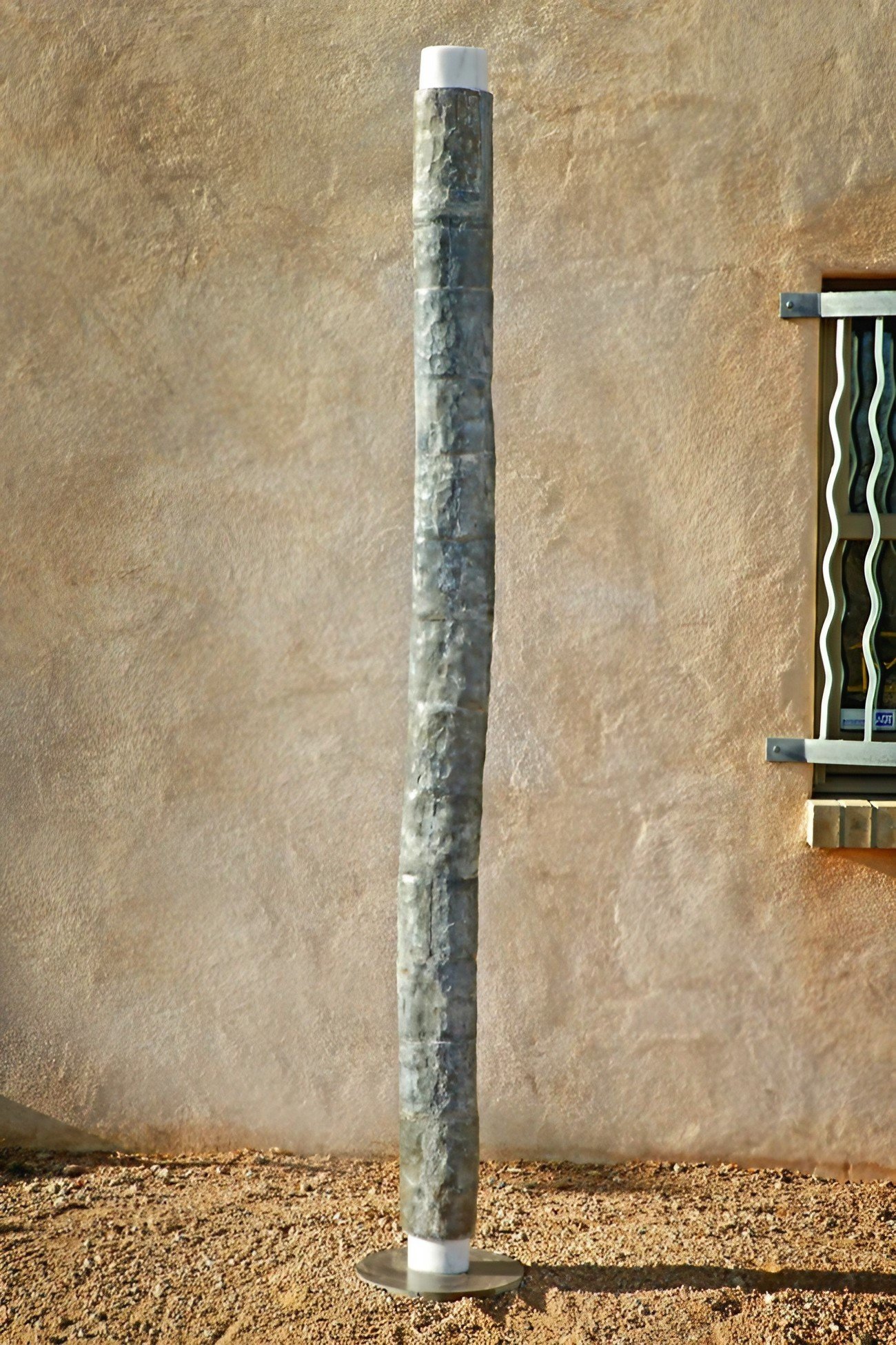 Grove #2, 2006, marble, lead, 3 x 4 x 96 inches

