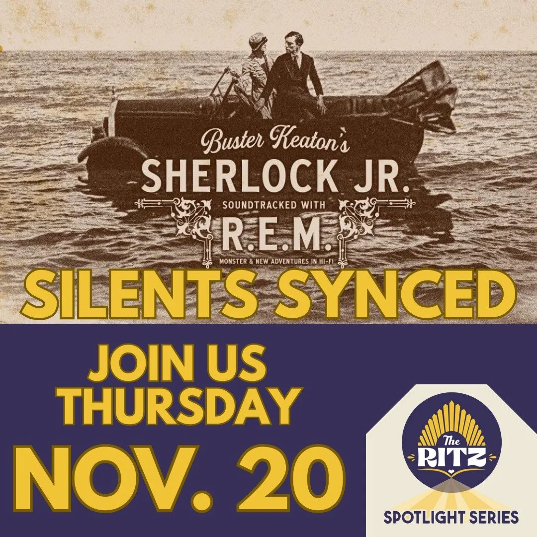 It's almost TIME! 
Spotlight Series kicks off with Josh Frank's Silents Synced. A few tickets are still available

Can't make this one? We're already working to finalize the FOUR 2026 Spotlight Series performers!  Make sure you are on our email list 
