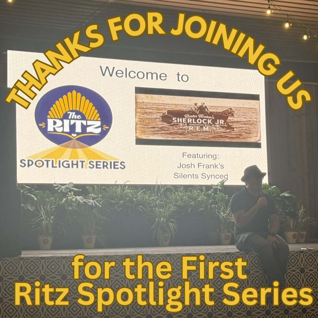 Thank you to everyone who attended and supported the debut of The Ritz Spotlight Series on November 20th! 

Guests enjoyed Silents Synced by Josh Frank (@silentssynced)&mdash;a creatively crafted piece of cinema that blends the silent films like thos