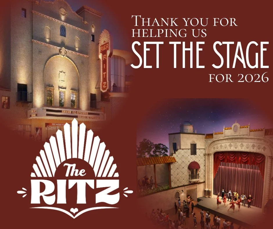 As we enter 2026, we&rsquo;re thankful for every donor who helped Set the Stage for 2026. The year ahead promises exciting, visible progress for The Ritz Theatre, and we&rsquo;re grateful to share this journey with such a dedicated community of suppo