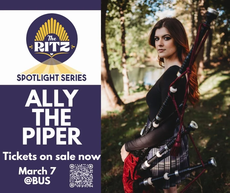 🎶 Spotlight Series Announcement! 🎶 

We&rsquo;re kicking off 2026 by announcing our first Spotlight Series artist&mdash;Ally The Piper!

Join us on March 7 at BUS for an unforgettable performance. Tickets are on sale now!

With more than 2.5 millio