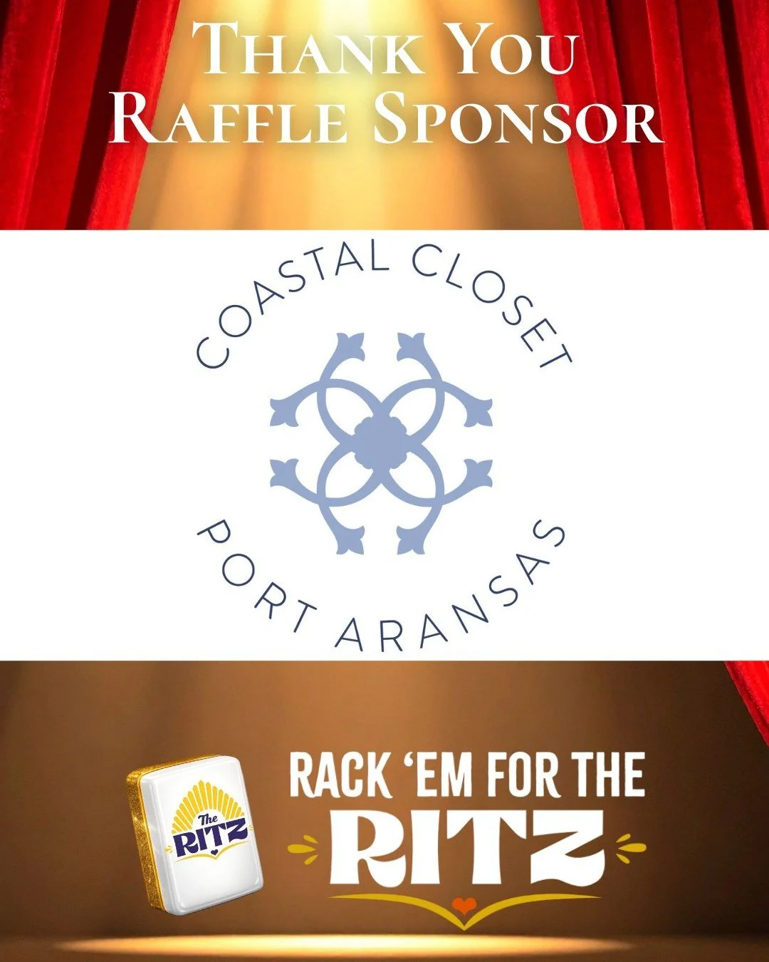 Thank you to Coastal Closet for their generous donation to the 3rd Annual Rack 'em For The Ritz Mahjong Tournament Raffle on March 26! The Raffle is just ONE WEEK away! One raffle winner will win a set of Oh My Mahjong Amara tiles, a mahjong file bag