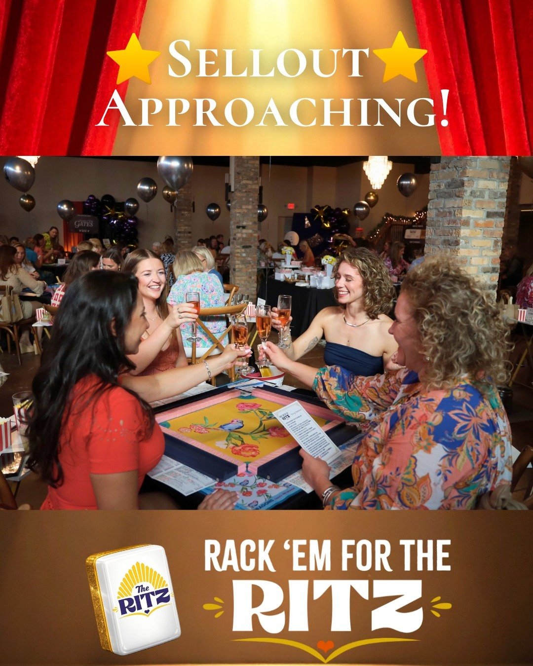 If you're planning to mahj with us in ONE WEEK on March 26th in support of The Ritz Theatre, now's the time to secure your spot! Just a handful of tables remain!

Come for the fun or come for the chance to win a pair of Hamilton tickets at The Majest