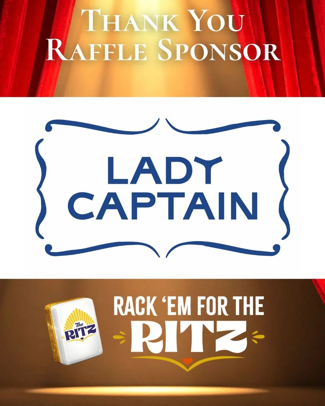 Thank you to Lady Captain for their generous donation to the 3rd Annual Rack 'em For The Ritz Mahjong Tournament Raffle on March 26! One raffle winner will a $150 Lady Captain giftcard AND a $25 gift card and mahjong-themed candle from Shop L&amp;RK!