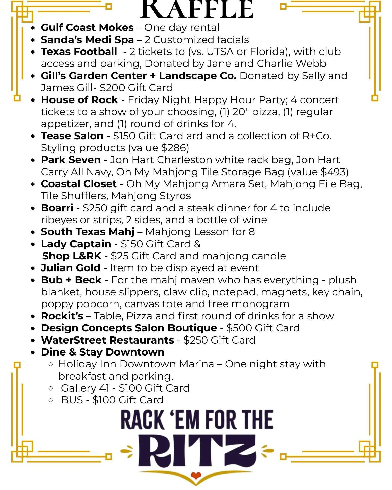 Our mahjers are busy playing but there's just over an hour until we draw raffle tickets for our amazing prizes! 

Grab your tickets now for your chance to win!