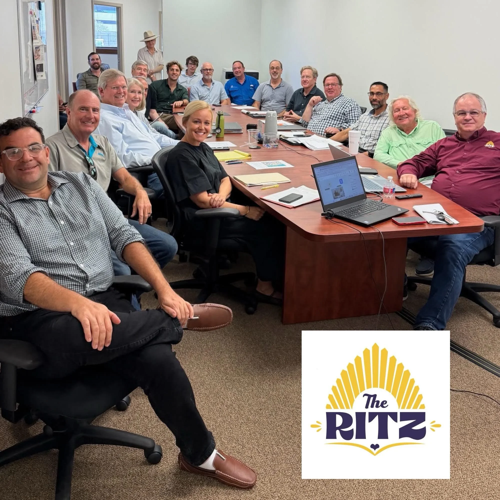 Tuesday was another exciting milestone in the rehabilitation of the historic Ritz Theatre!

We brought together an incredible team of architects, engineers, construction professionals, restoration specialists, the Ritz Building Committee, and Ritz st