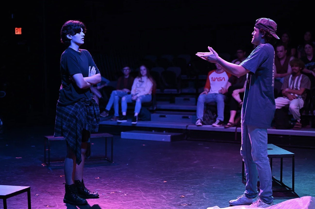 Director/Costume / Set / Sound/ designer- Alison Frost
Sound Designer -
Lighting Designer - Gabriel Almager
Sound Operator - Kole Dornseifer
Hair Makeup - Joan Albor
Stage Manager - Mac Mclendon
Photographer - Edgar De La Garza