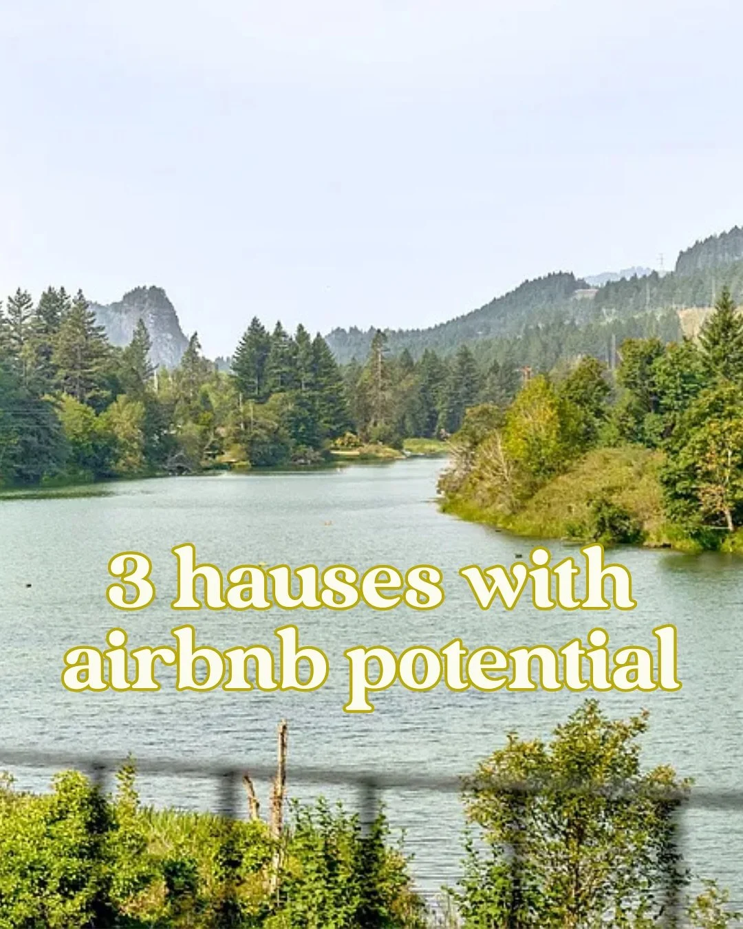 ready for your investment property dreams to come true? All 3 are within an hour drive of pdx, incredible views, income potential and ready for your Airbnb vision! 

1 north bonneville - 850K 4 bed/ 3 bath 
2 Welches- 1M 3 bed/4 bath , with ADU AND a