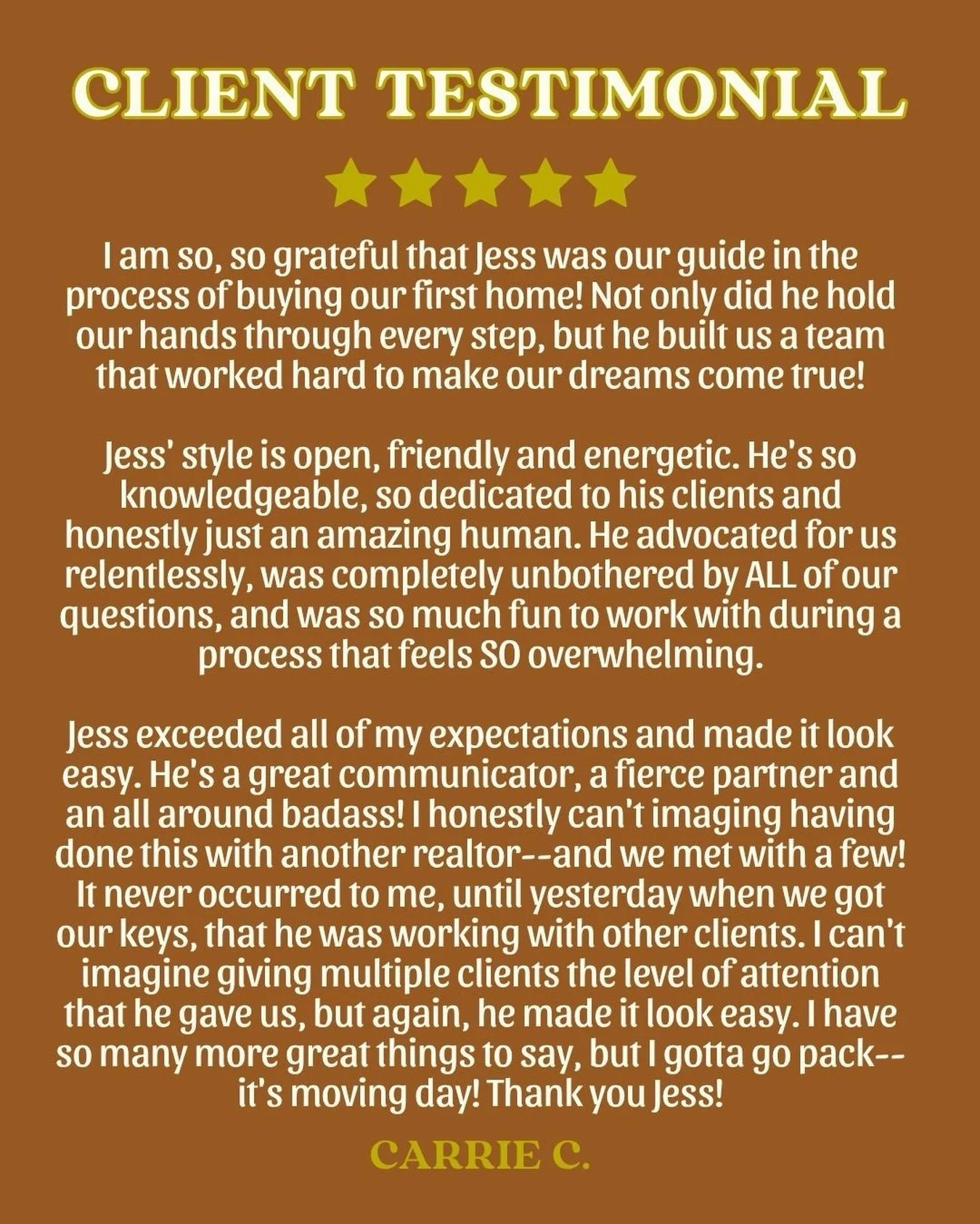 I repeat: I have the best clients! 

If you&rsquo;re looking to buy or sell your haus in the pdx or van wa area in an inclusive environment with lots of golden retriever energy, I&rsquo;m your guy!! 

#queerrealtor 
#transrealtor 
#lgbtqrealtor 
#pdx